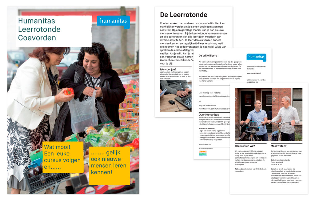 Humanitas Brochure gemaakte met Docufiller