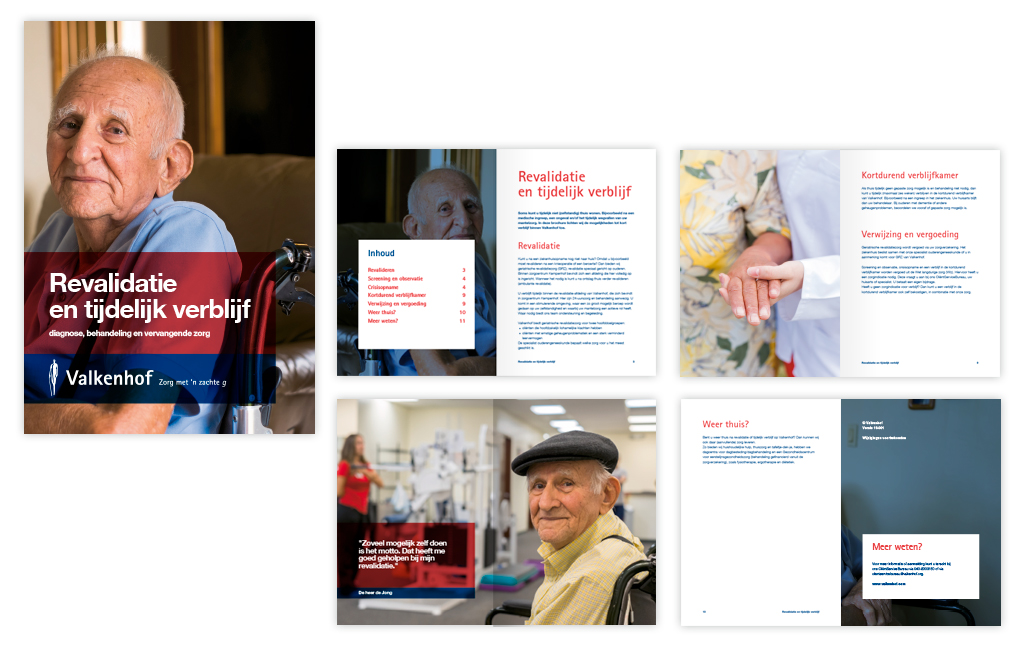 Brochure Valkenhof gemaakt met Docufiller